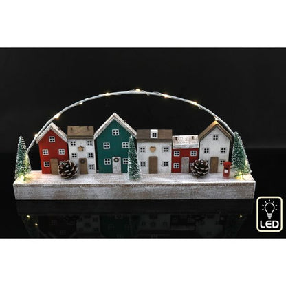 Decorative LED Christmas Scene 40 x 19cm