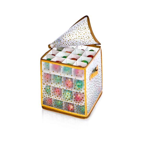 30cm 64pc Ornament Storage Box