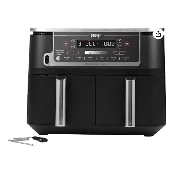 Ninja Foodi MAX Dual Zone Air Fryer with Probe