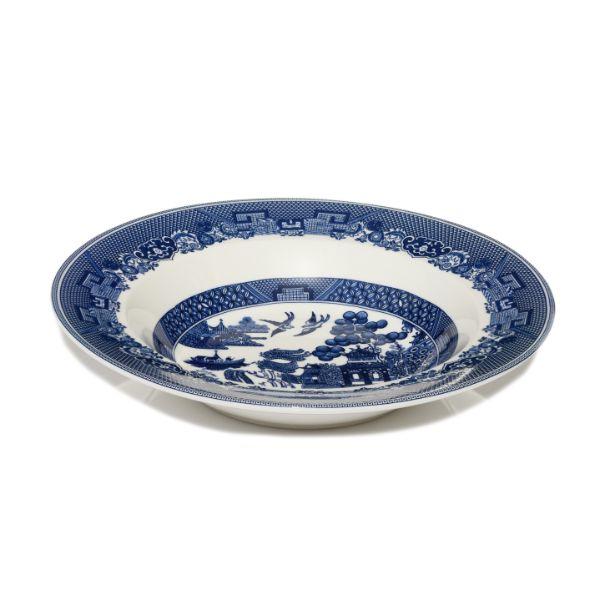 Blue Willow 22cm Rimmed Soup Plate 8.5&quot;                        