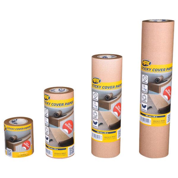 Self adhesive masking paper - 148mm x 30m