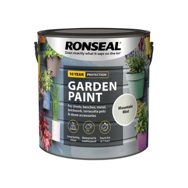 Ronseal Garden Paint Mountain Mist 2.5L