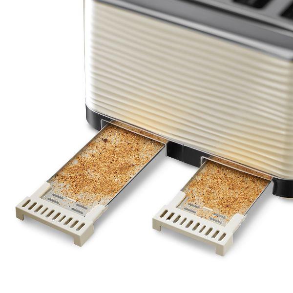 Russell hobbs cream toaster 4 slice sales