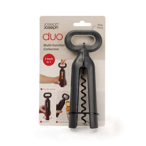 JJ DUO 3-in-1 Corkscrew - Grey