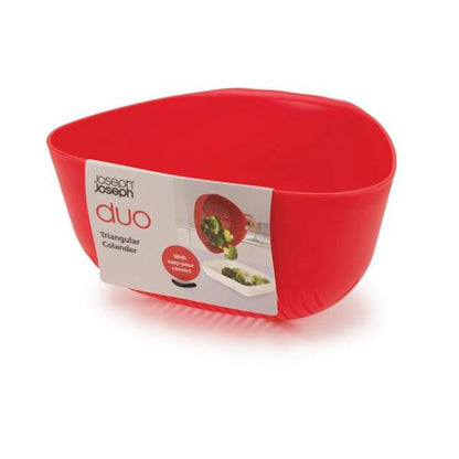 JJ DUO Triangular Colander - Red