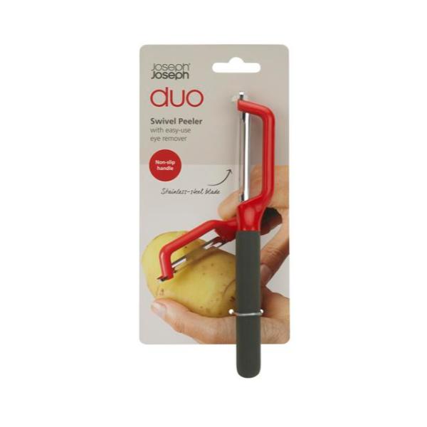 JJ DUO Swivel Peeler - Red