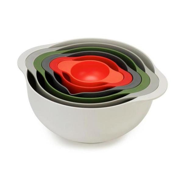 JJ DUO 6-piece Food Preparation Bowl Set - Multicolour