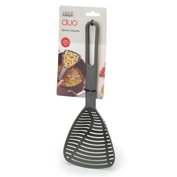 JJ DUO Spoon Colander - Dark Grey