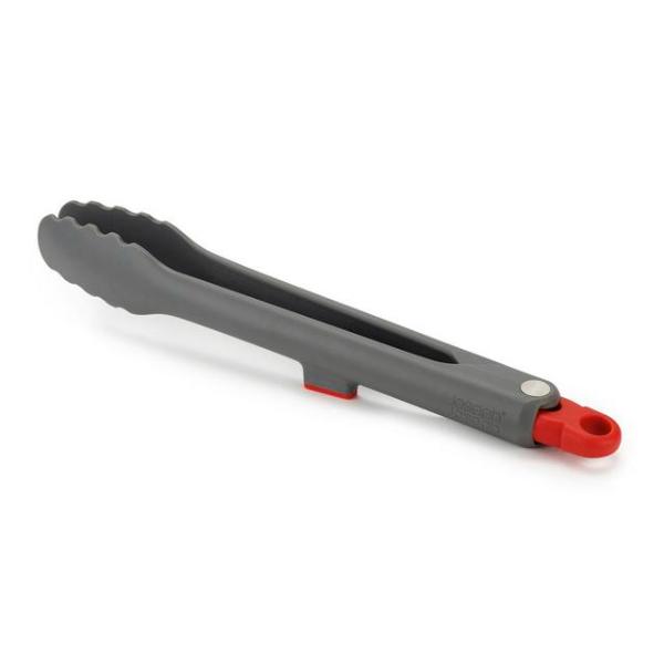 JJ DUO LockableTongs with tool rest - Grey/Red