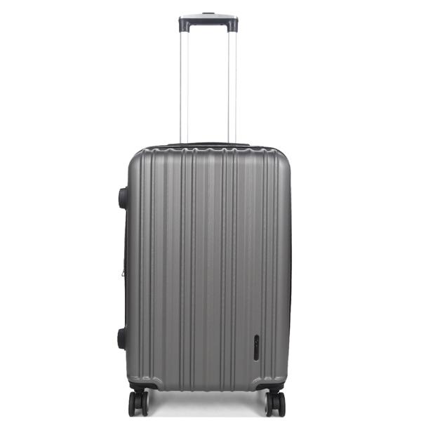 Medium Hardshell Luggage Suitcase Grey 24&quot;