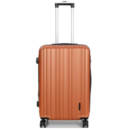 Medium Hardshell Luggage Suitcase Orange 24&quot;