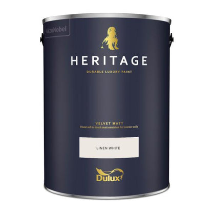 Dulux  Heritage Matt Linen White 5L