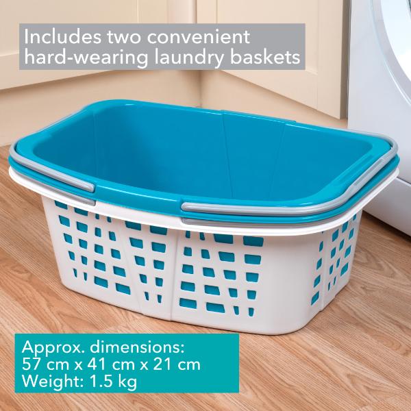 Set Of Two Laundry Baskets