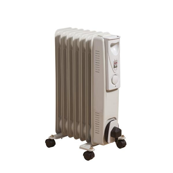 Country Living 7 Fin 1500W Oil Filled Radiator White