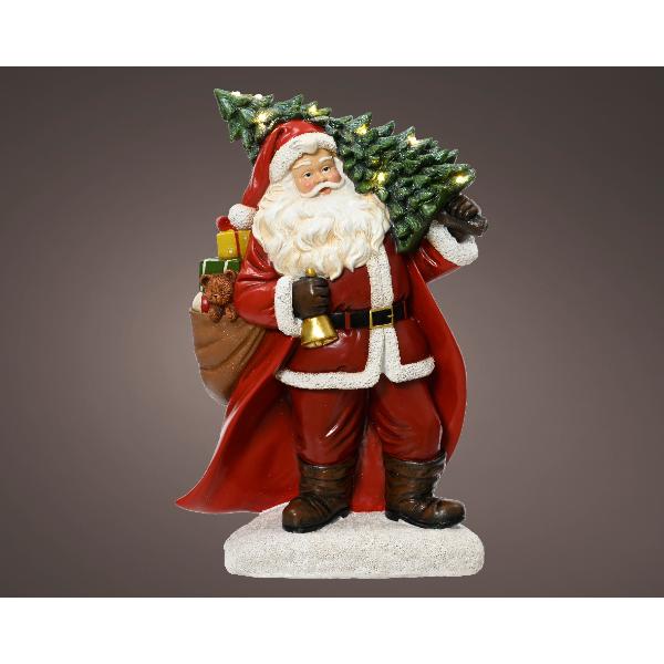 Christmas Micro LED Santa figurine  - Battery operated BO