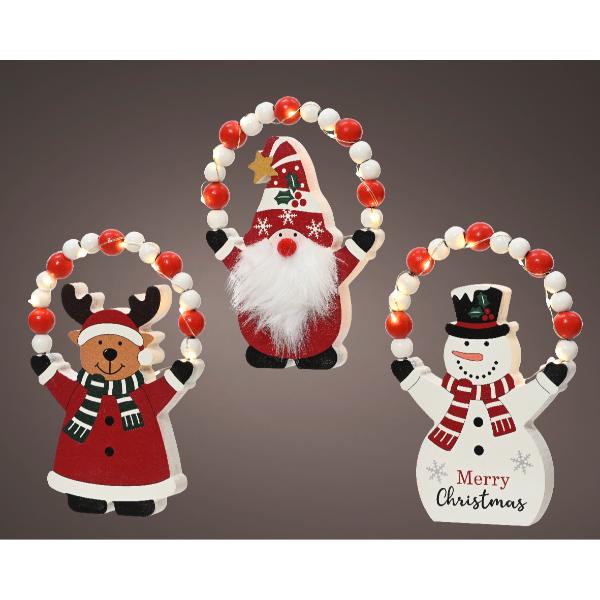 Christmas Micro LED figurines - Battery operated