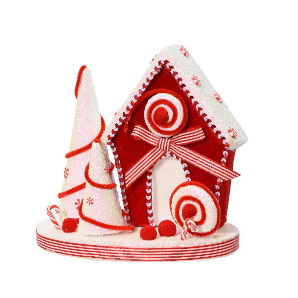 Christmas House figurine - polyester