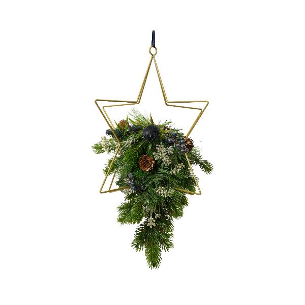 Christmas Metal star  with hanger