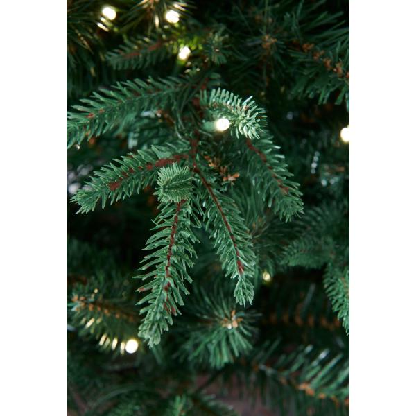 Battery Operated Conifer Porch Tree With 100 Warm White LEDs 4ft (1.2m)