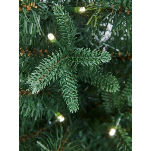 Battery Operated Conifer Porch Tree With 100 Warm White LEDs 4ft (1.2m)