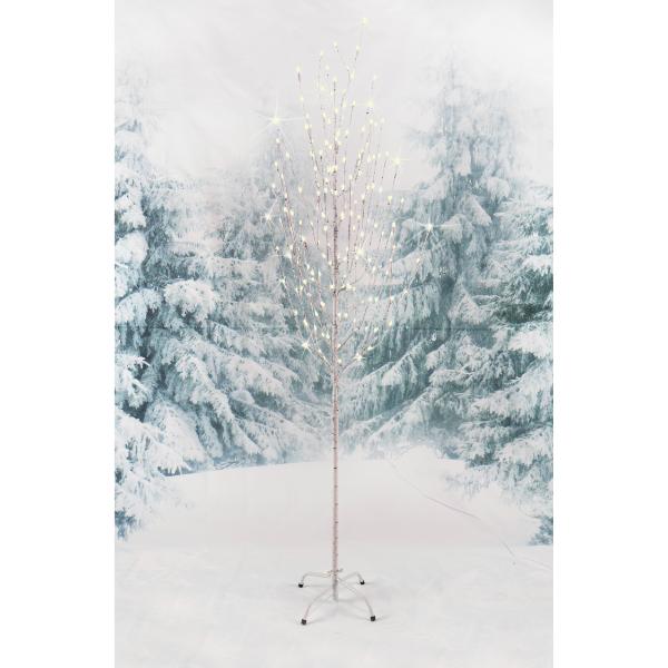 Jingles LED Birch Angel Tree White 1.8m