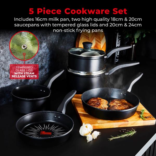 Tower Smart Start Cookware Set of 5