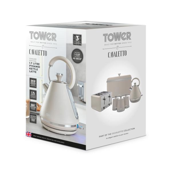 Tower Cavaletto Pyramid Kettle 1.7L