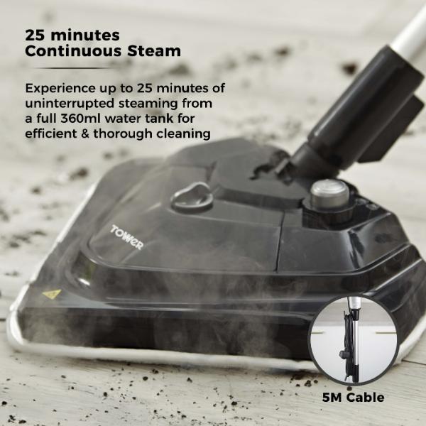 Tower TSM12 Multifunction 12-in-1 Steam Cleaner