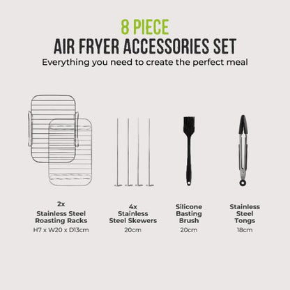 Tower 8 Piece Air Fryer Accessories