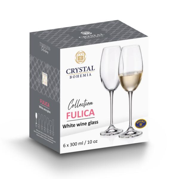 Bohemia Crystal Fulica White Wine Glass 300ml