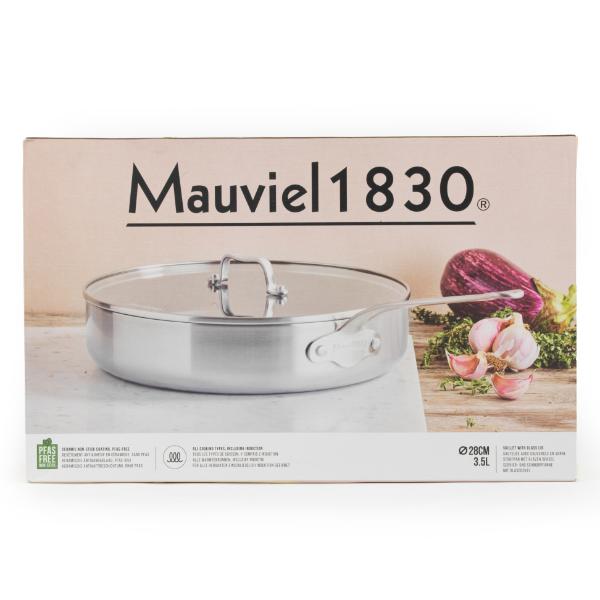 Mauviel Tri- Ply Covered Skillet 28cm