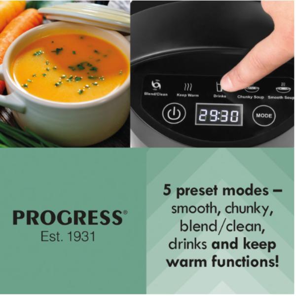 Progress EK5118V2P Electric Soup Maker 1.6L