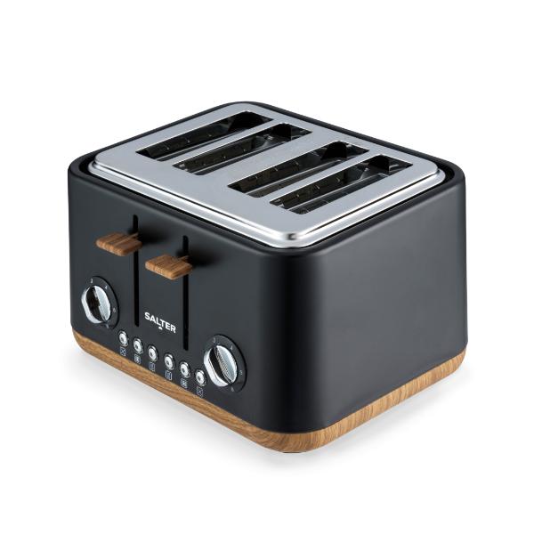 Salter EK5823BLK Toronto 4 Slice Toaster Black