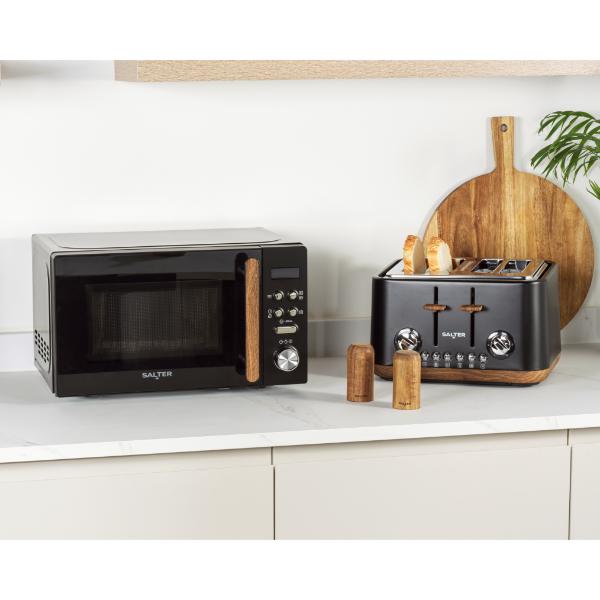 Salter EK5823BLK Toronto 4 Slice Toaster Black