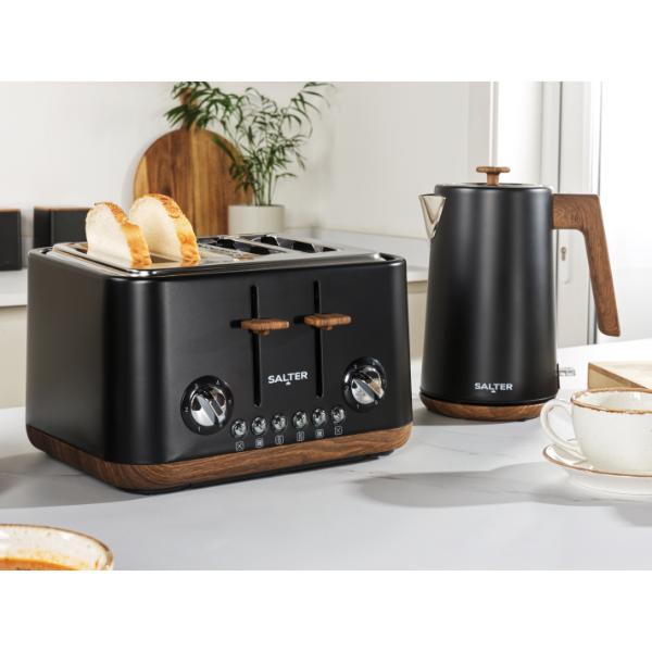 Salter EK5823BLK Toronto 4 Slice Toaster Black