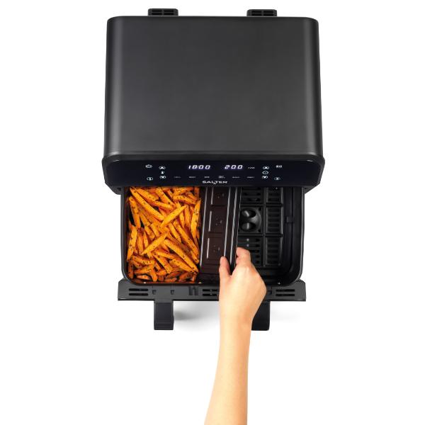 Salter EK5872 Dual Air Fryer With Divider 7L