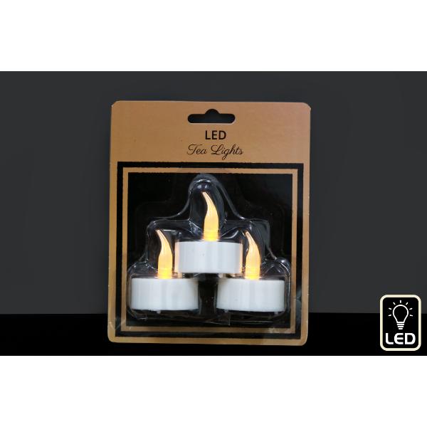 Tea Lites LED (Pack of 3)