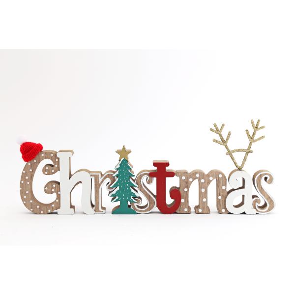 Christmas Word Decoration 40cm