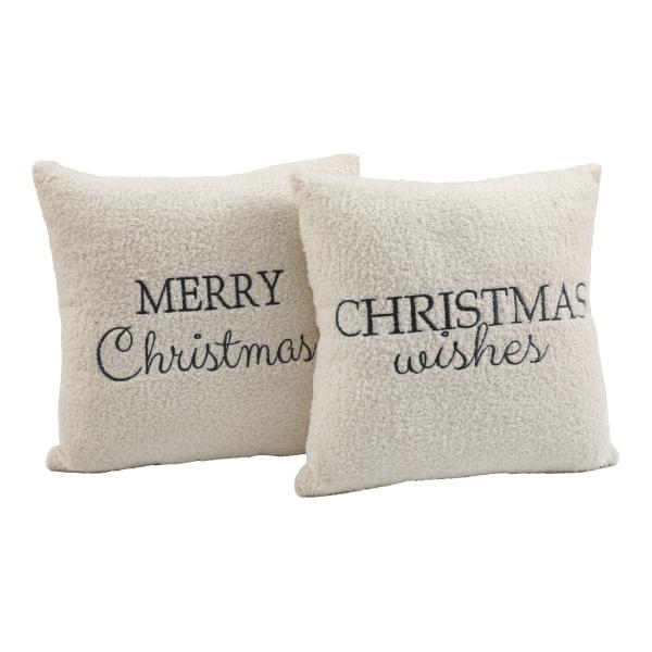 Boucle Xmas Cushion 40 x 40cm