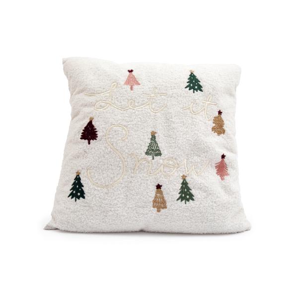 Let It Snow Festive Cushion 15 x 15cm