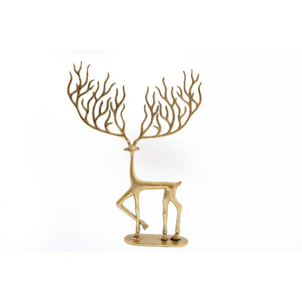 Gold Stag Ornament 36 x 48cm