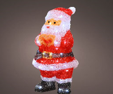 Acrylic Santa with 60LEDs 42cm