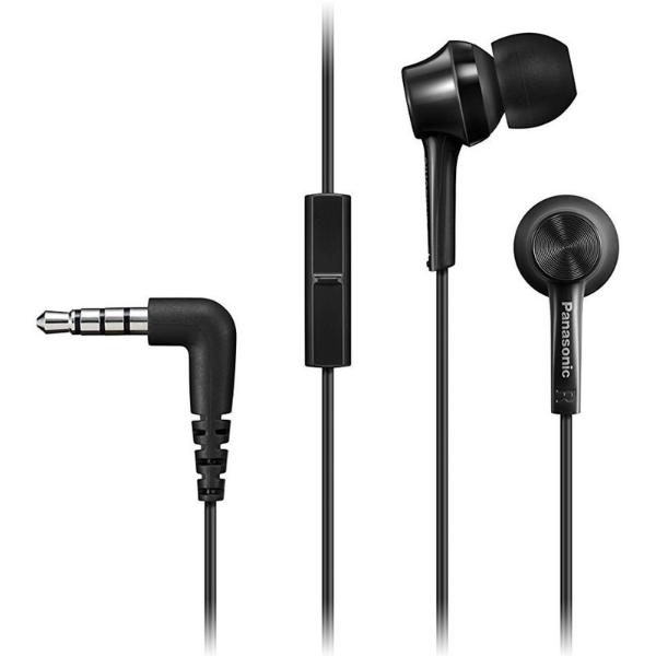 Panasonic Panasonic RP-TCM115E-K In-Ear Earphones Black