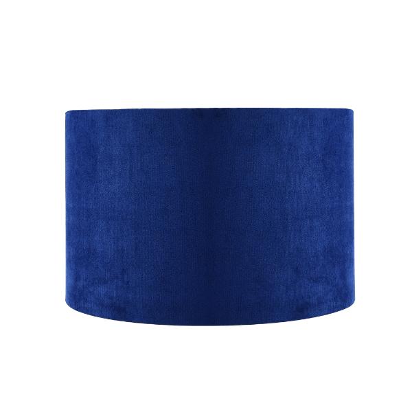 Drum shade 10&quot; Blue Velvet