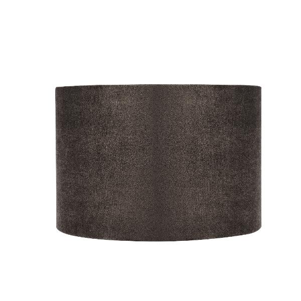 Drum shade 10&quot; Grey Velvet