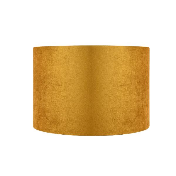 Drum shade 10&quot; Mustard Velvet