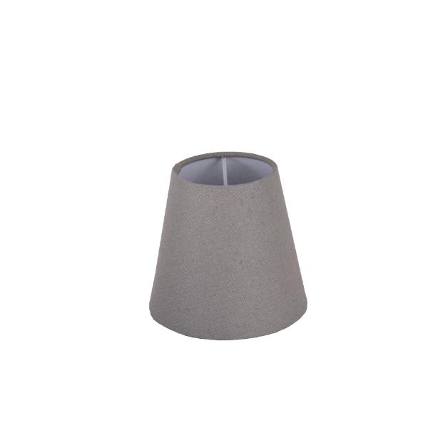 Drum shade 10&quot; Grey Material