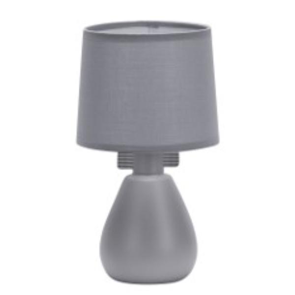 4104 GRY Ceramic Table Lamp With Shade