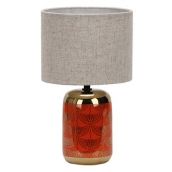 4105 TERR Ceramic Table Lamp With Shade