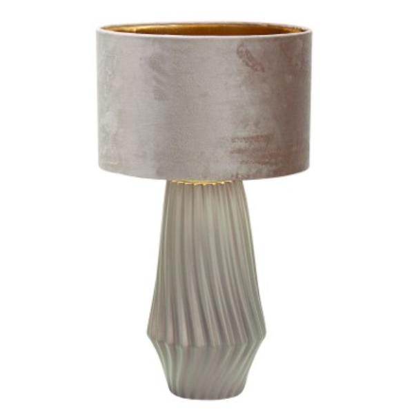 4107 Beige Ceramic Table Lamp With Shade